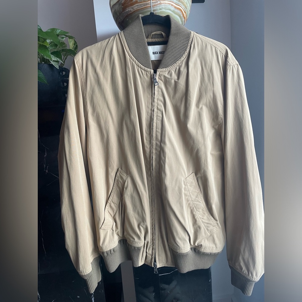 BUCK MASON BOMBER JACKET
BARELY WORN 
SIZE M